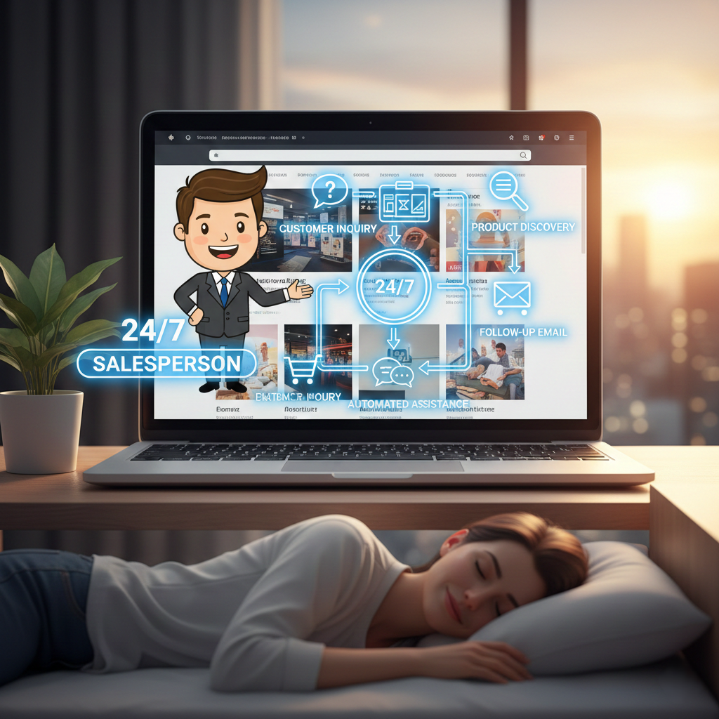 How a Website Works as a 24/7 Salesperson?